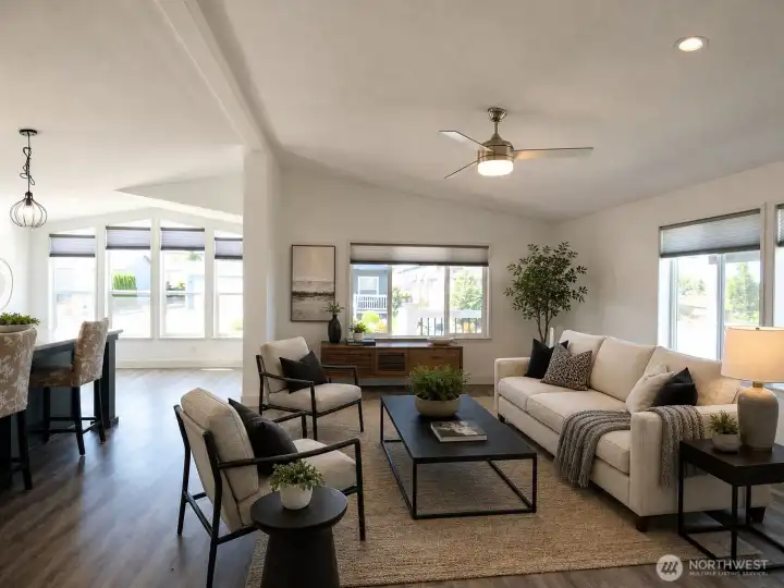 Living Area off Kitchen