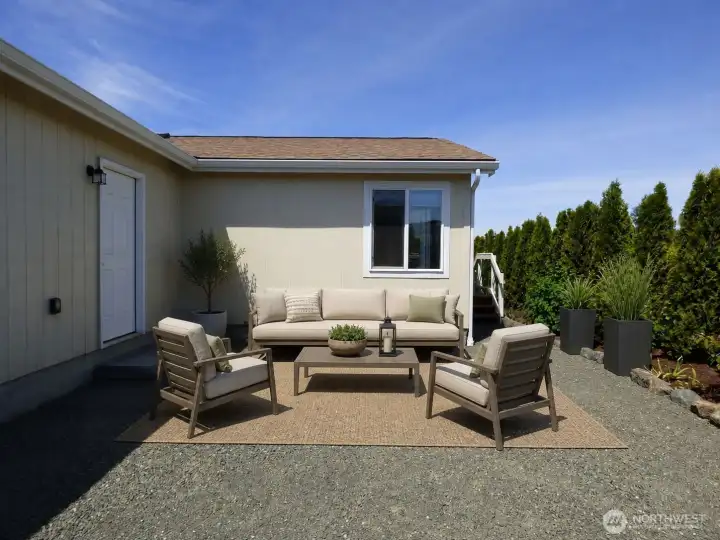 Private Backyard off Primary Bedroom