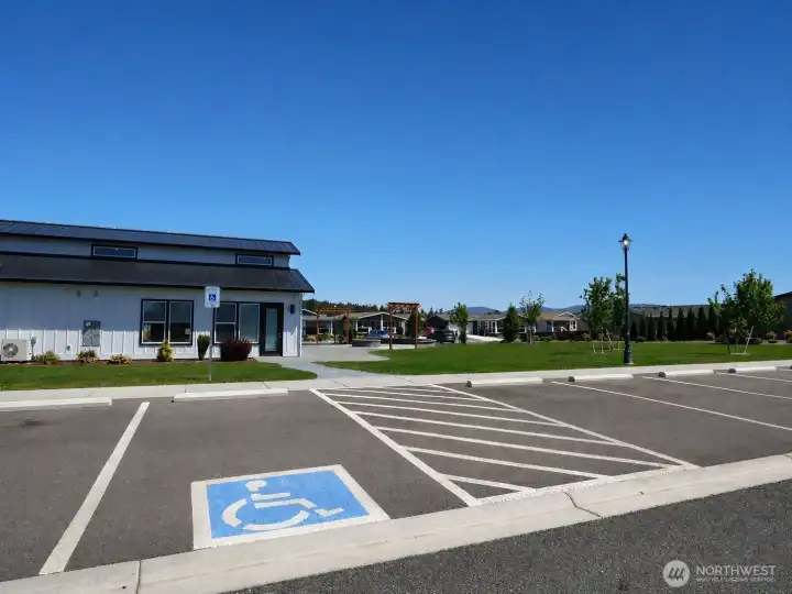 Clubhouse with Additional Parking
