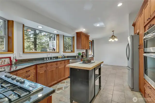 Kitchen gas range
