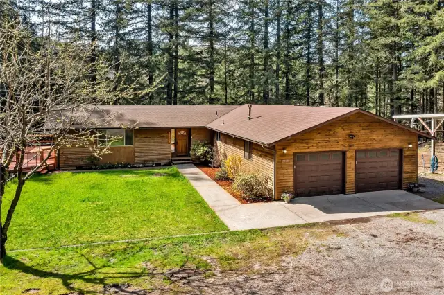 Front of home Aerial