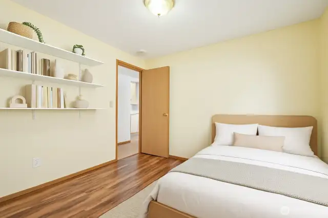 Virtually Staged 2nd Bedroom