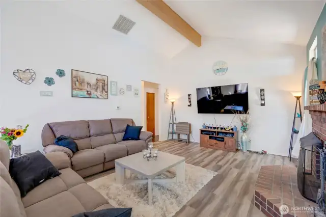Vaulted ceiling