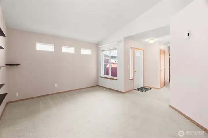 Den/ office located off entry way.