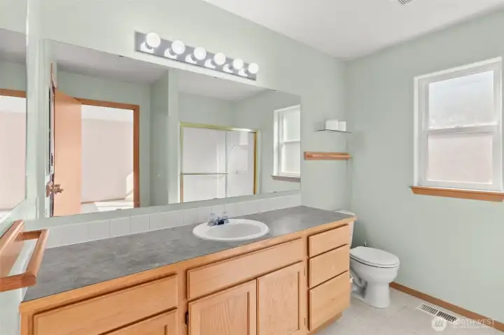 Primary suite bathroom
