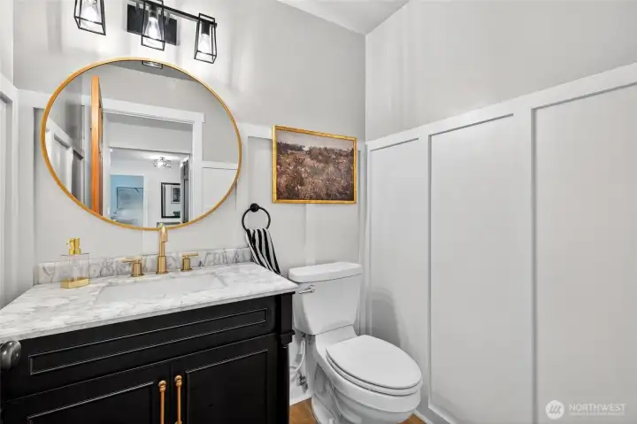 Main floor half bath