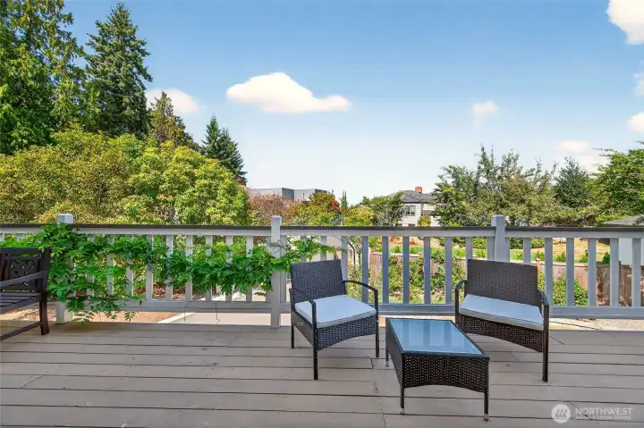 Main floor deck