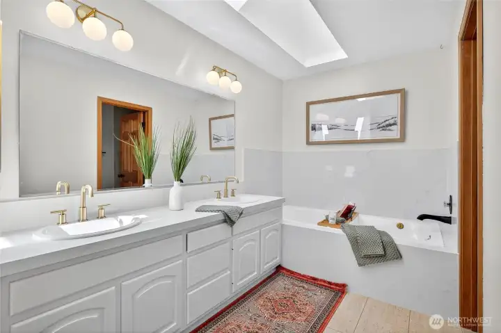 Primary suite bathroom