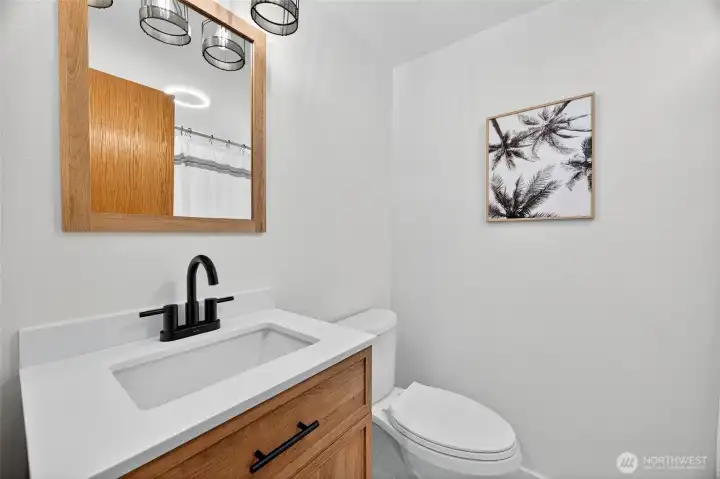 Basement bathroom