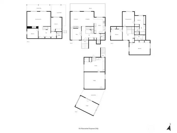 Floor plan of entire house