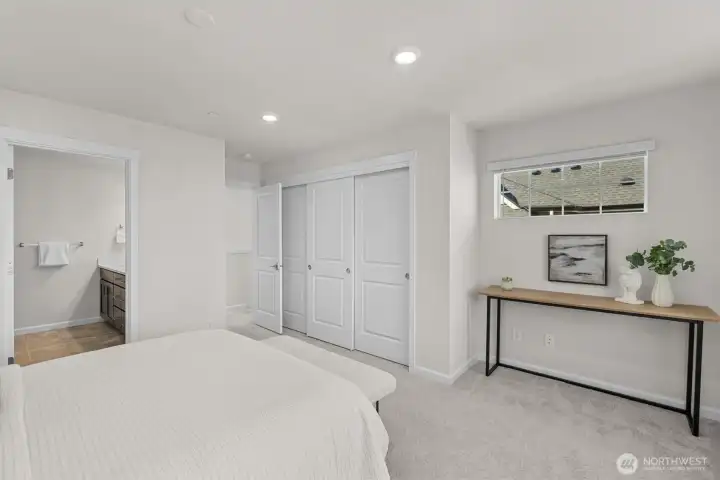 Primary bedroom with ensuite bathroom