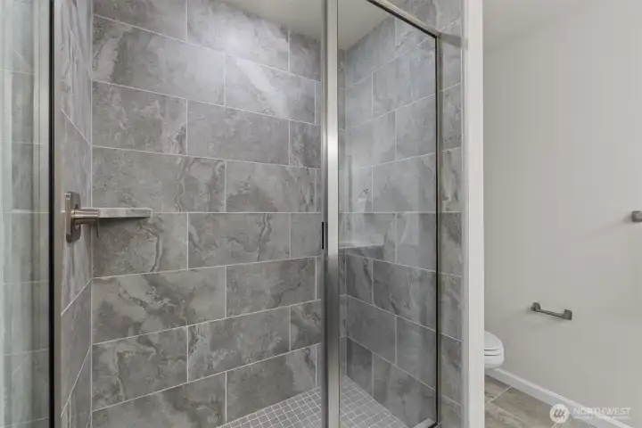 Primary bedroom with ensuite bathroom