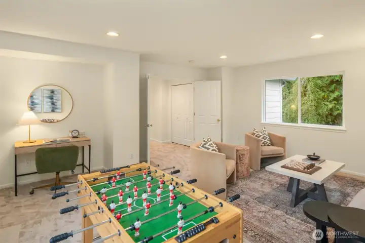 Large bonus/game room on second floor!