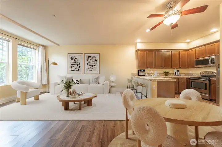 This photo has been virtually staged