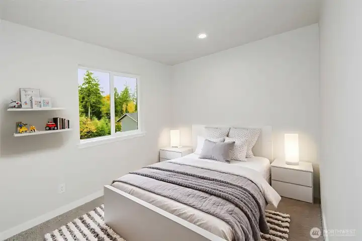 Upstairs Bedroom Staged #2