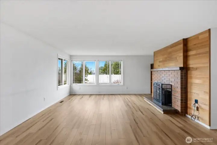 Living room with some winter views