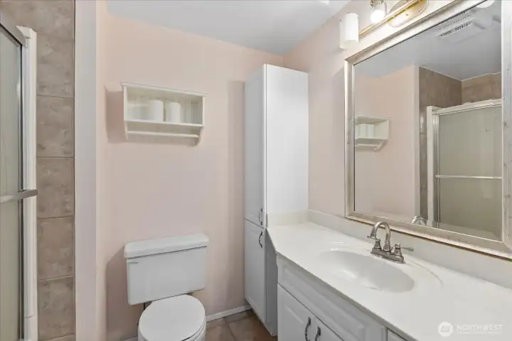 Full Bath on the main level