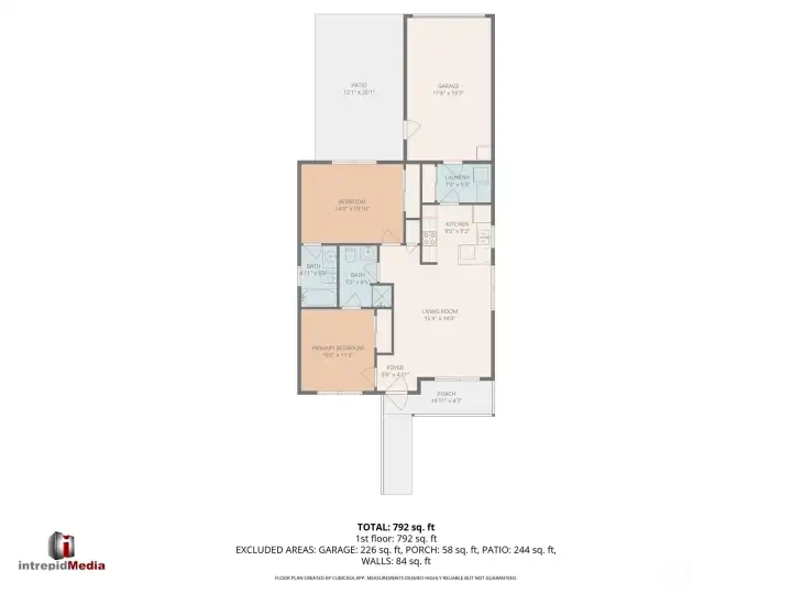 Single Level Floor Plan.