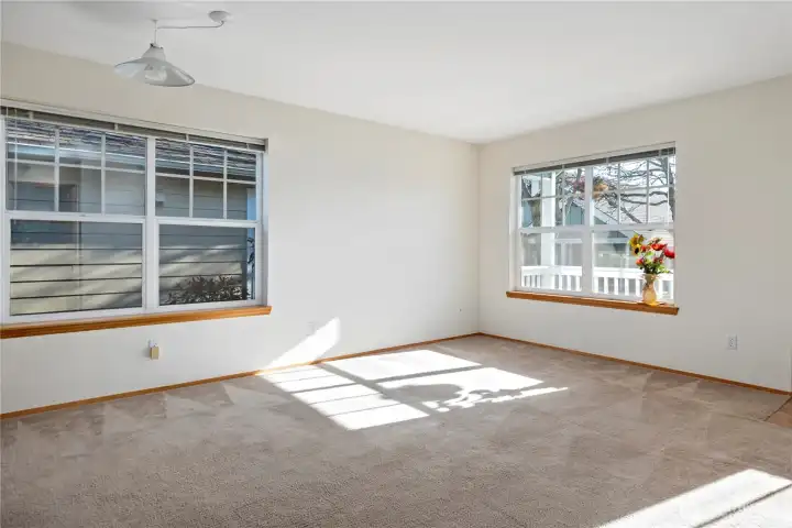 Living Room - Light Filled.