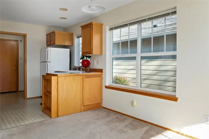 Eating Area - Adjacent to the Kitchen.