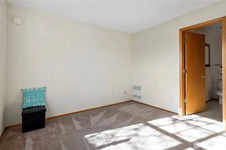 2nd. Bedroom w/bathroom.