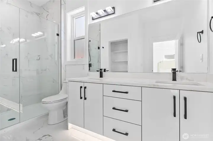 Downstairs primary bath