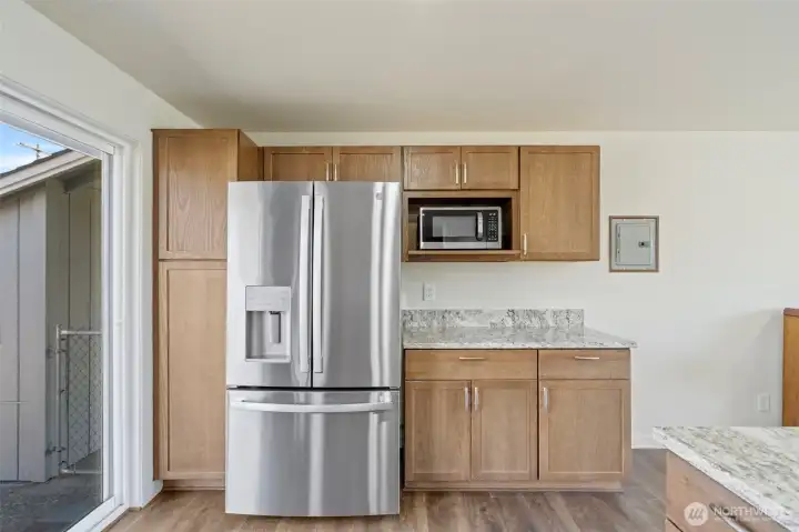 Large pantry cabinet.