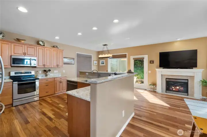 Maple Cabinets , Granite Counters , Gorgeous Hardwoods - Sought After Great Room Concept - I Will Fall in Love !