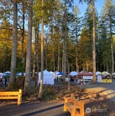 Near by Farmers Market to enjoy in Spring, Summer and Fall.