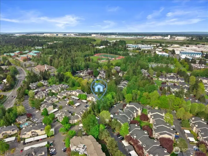 You can see Kamiak High school's field