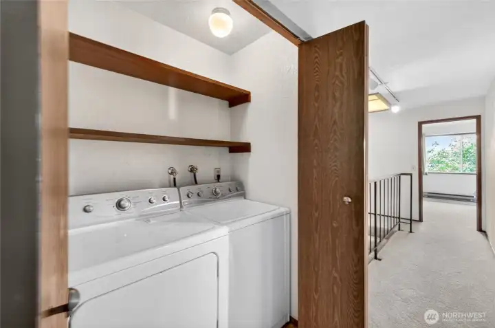 Laundry Area    Convenient in-unit laundry with full-size or stackable washer and dryer for added efficiency and everyday ease. Dedicated laundry space helps maximize storage and functionality.