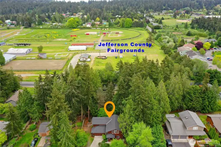 Easy acces to Jefferson County Fairgrounds