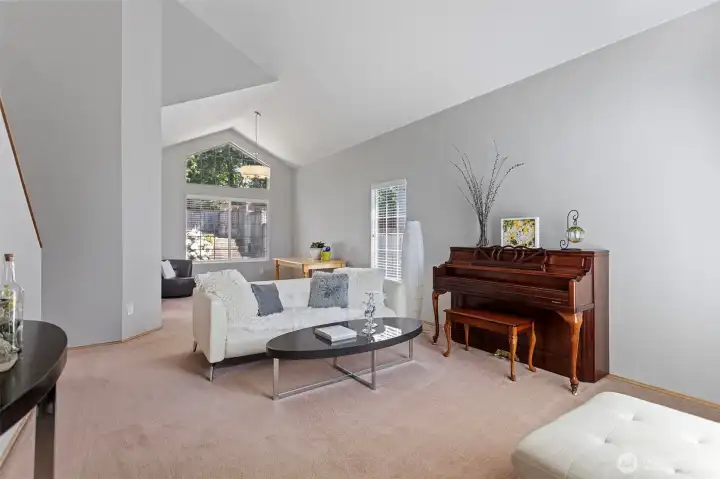 Open and airy feeling when you enter the house.