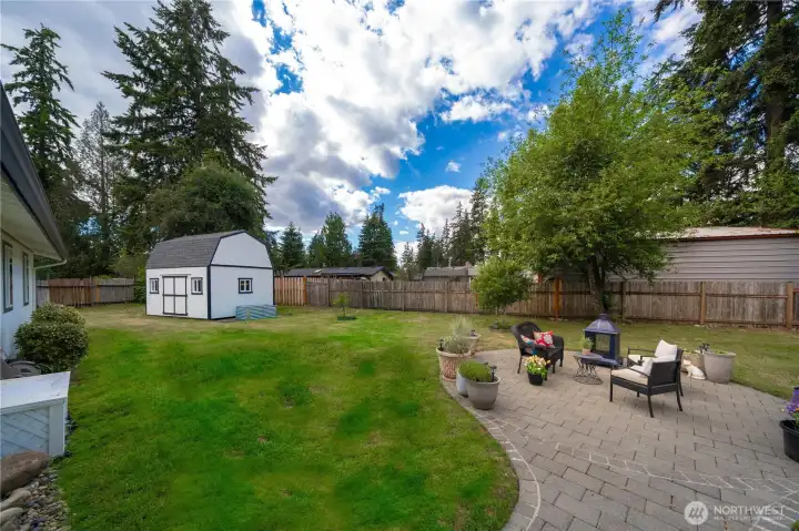 Step outside to your backyard retreat. Step outside to your backyard retreat.