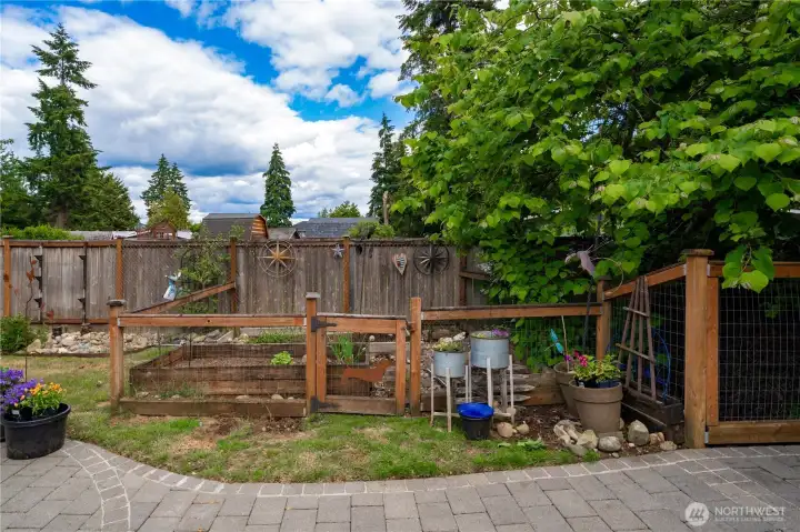 Dedicated garden space Dedicated garden space
