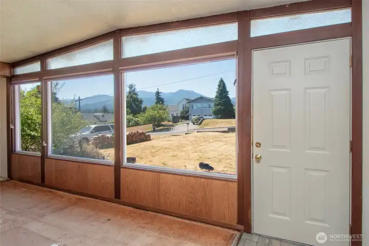 Mountain View from Living Room