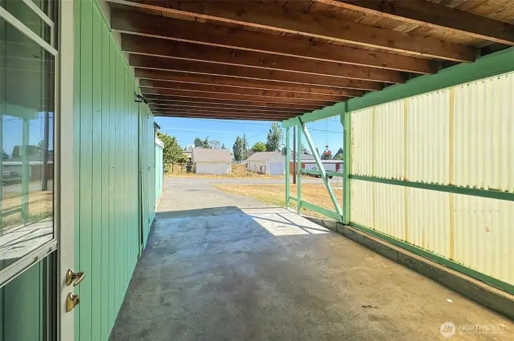 Carport on Alley