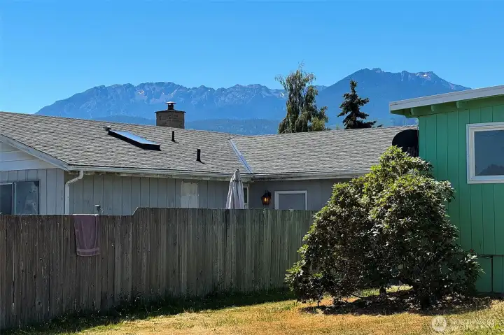 Mountain View from Back Yard