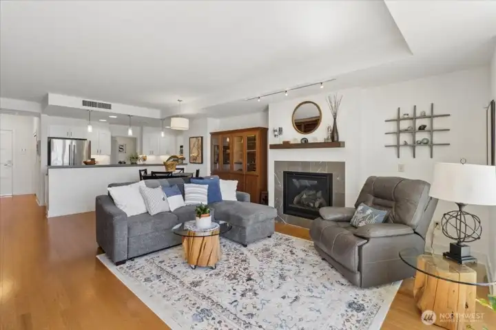 Light and bright living room.