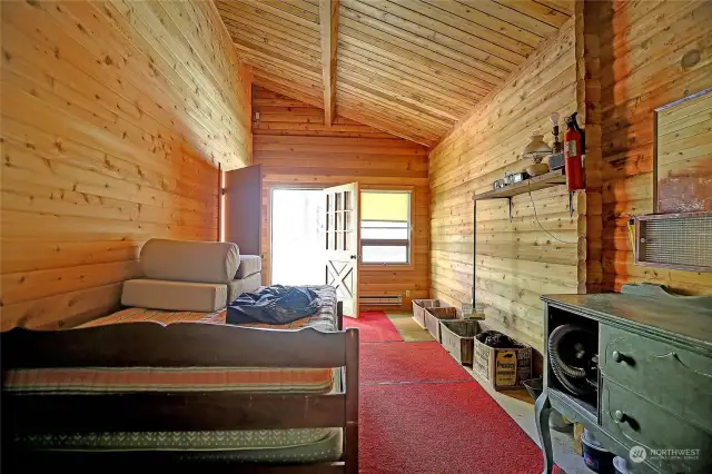 Step into the bedroom area. Plenty of room for furniture and easy to arrange space.