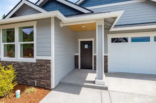Covered front entry!