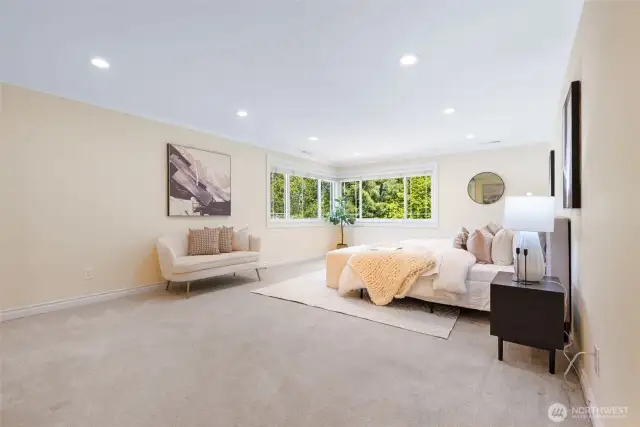 Huge primary bedroom!