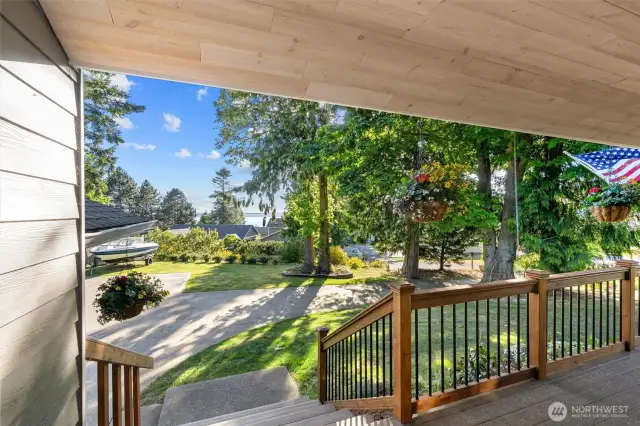 Amazing views from your covered front porch!