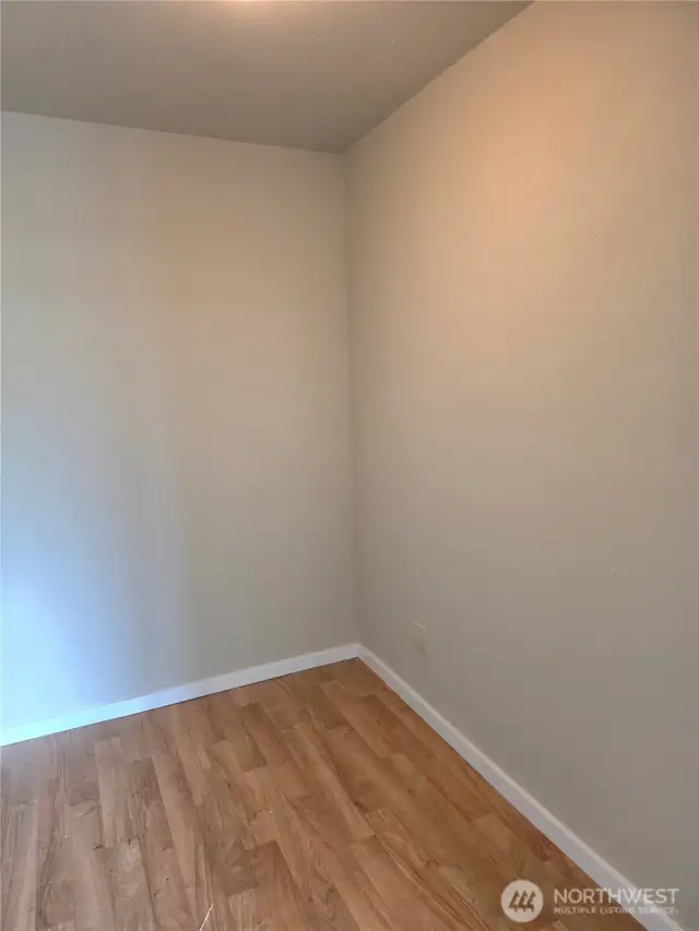 Inside storage closet/plumbed for 2nd bathroom