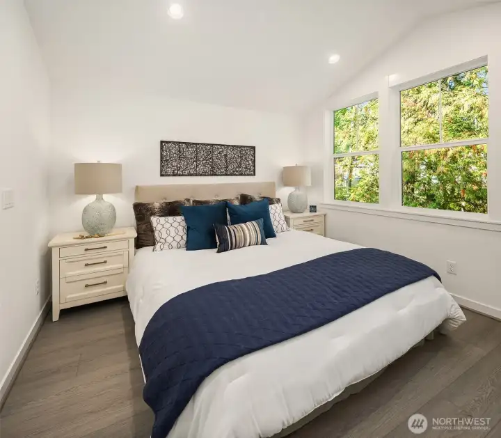 Photos of a similar furnished Poppy Plan. Surfaces and finishes may differ from subject property.