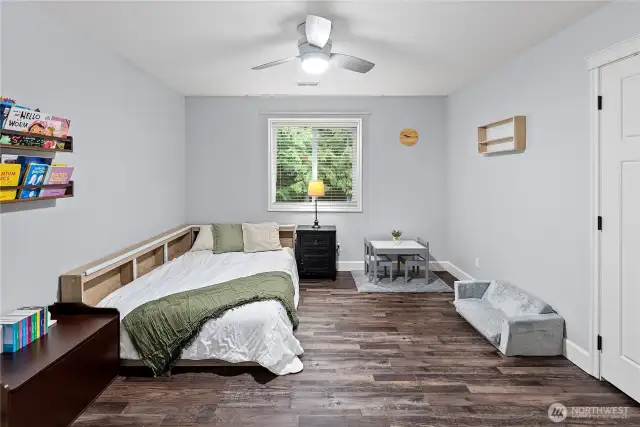 Brand new LVP flooring and paint in guest room 1