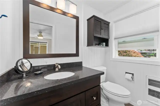 half bath in primary bedroom