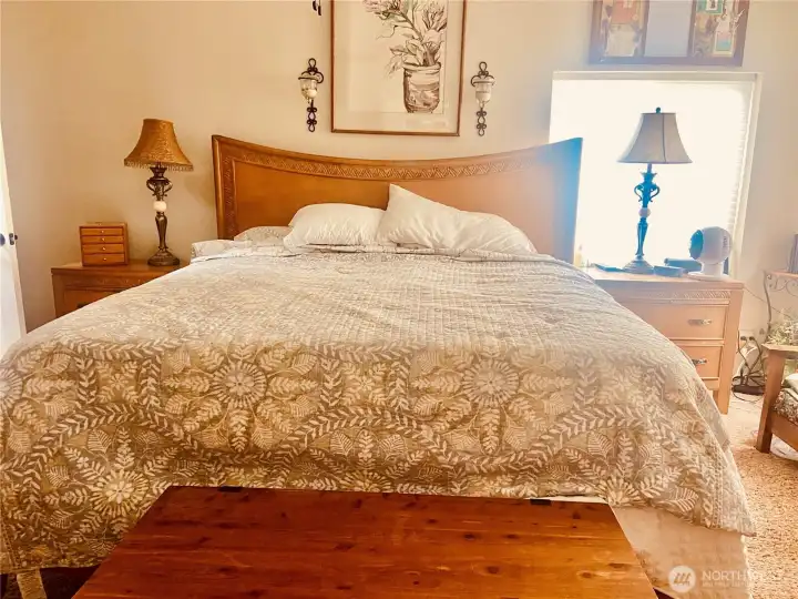 Over sized Primary with king sized bed