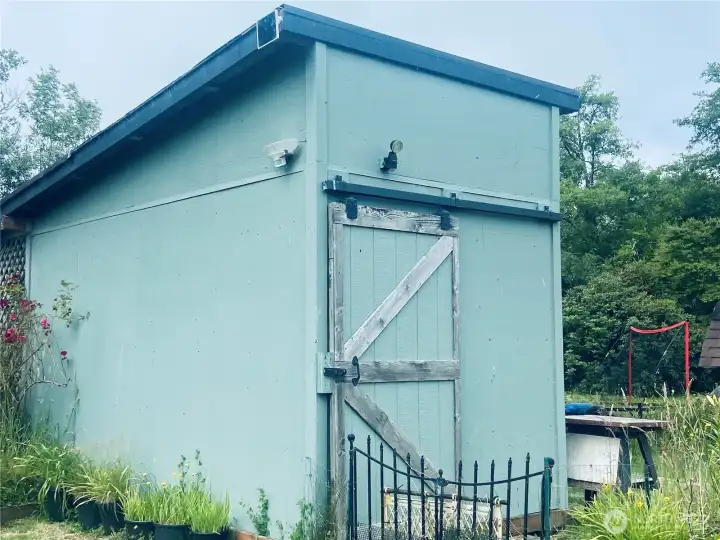 Addition storage shed