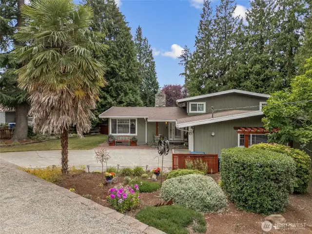 Expansive, level & look at all those mature trees for privacy!